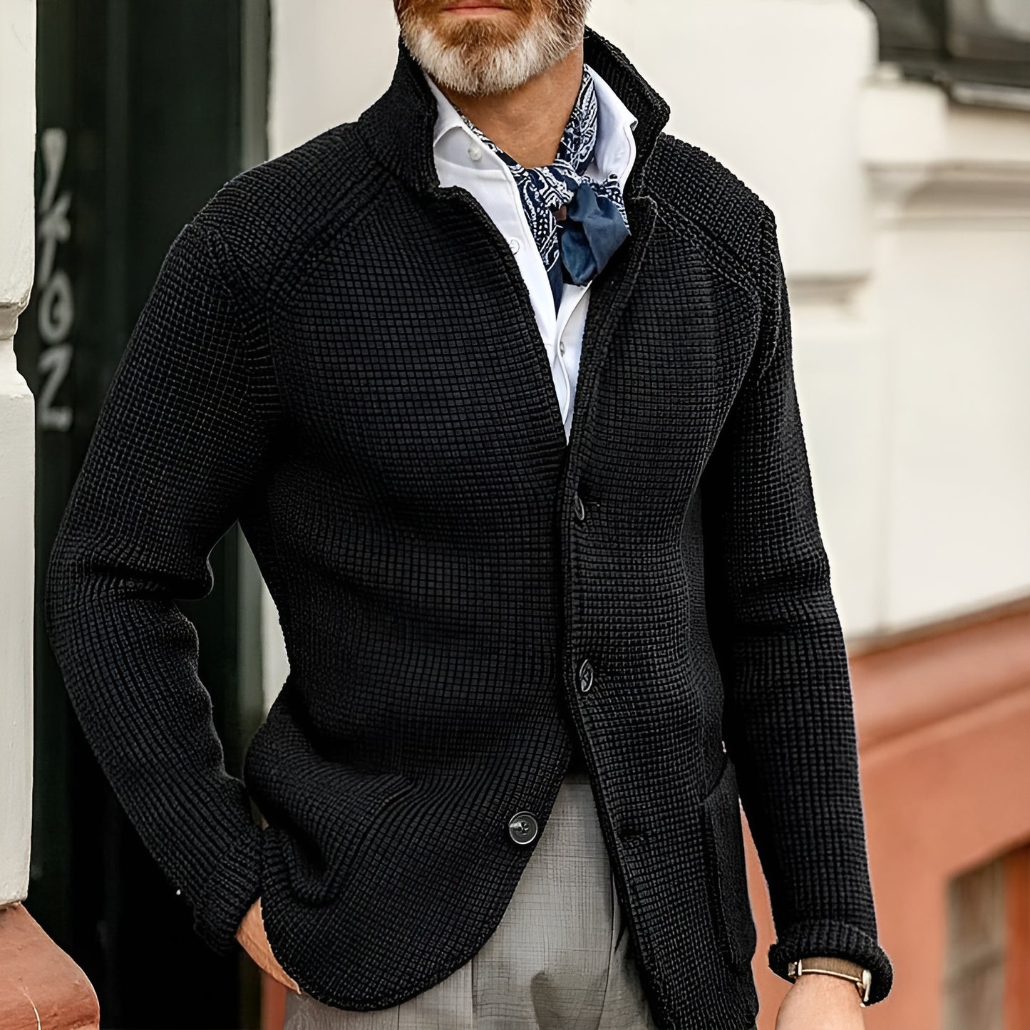 LUCA™ | CARDIGAN IN MAGLIA SPESSA DALLO STILE ROBUSTO