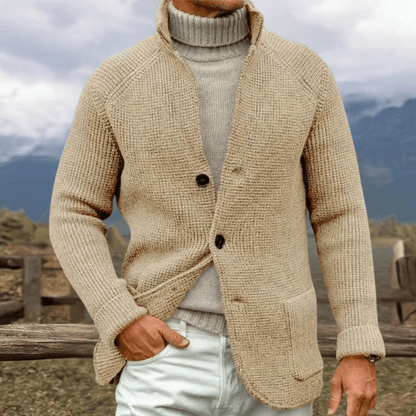 LUCA™ | CARDIGAN IN MAGLIA SPESSA DALLO STILE ROBUSTO