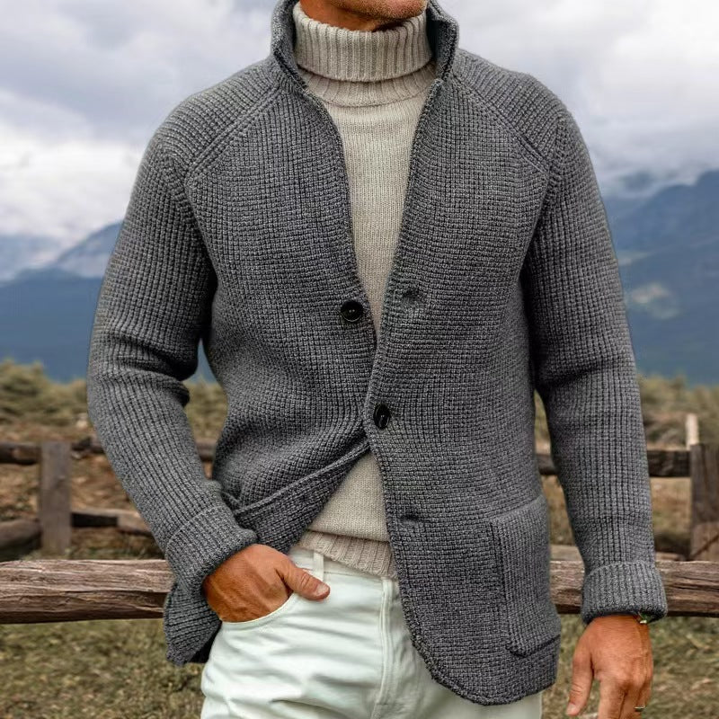 LUCA™ | CARDIGAN IN MAGLIA SPESSA DALLO STILE ROBUSTO